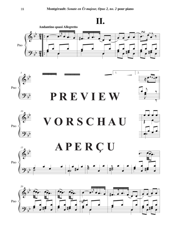 Product gallery: Page 19 of 21 Sonata in C major, Opus 2 no. 2 , Nicolas Horvath, Piano Solo