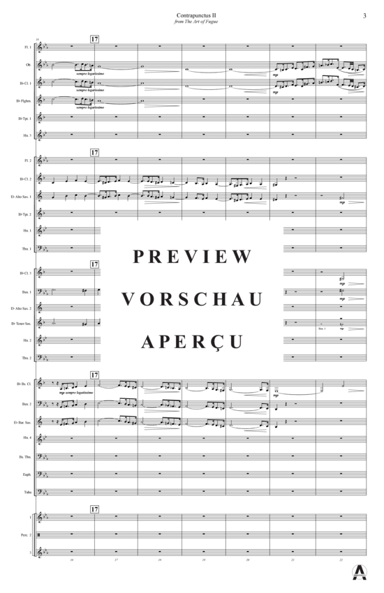 Produktgalerie: Seite 6 von 15 Contrapunctus 2 aus Kunst der Fuge , , (Concert Band)