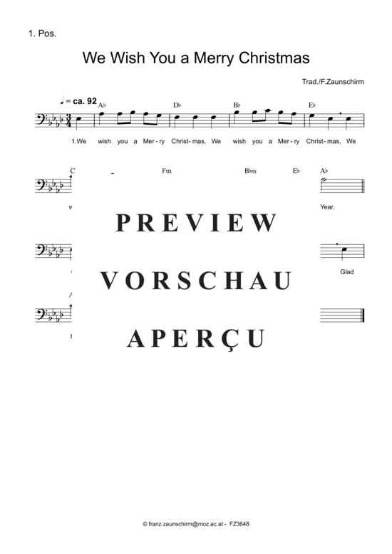 Product gallery: Page 3 of 4 We wish you a Merry Christmas , , (Duet 2x trombone)