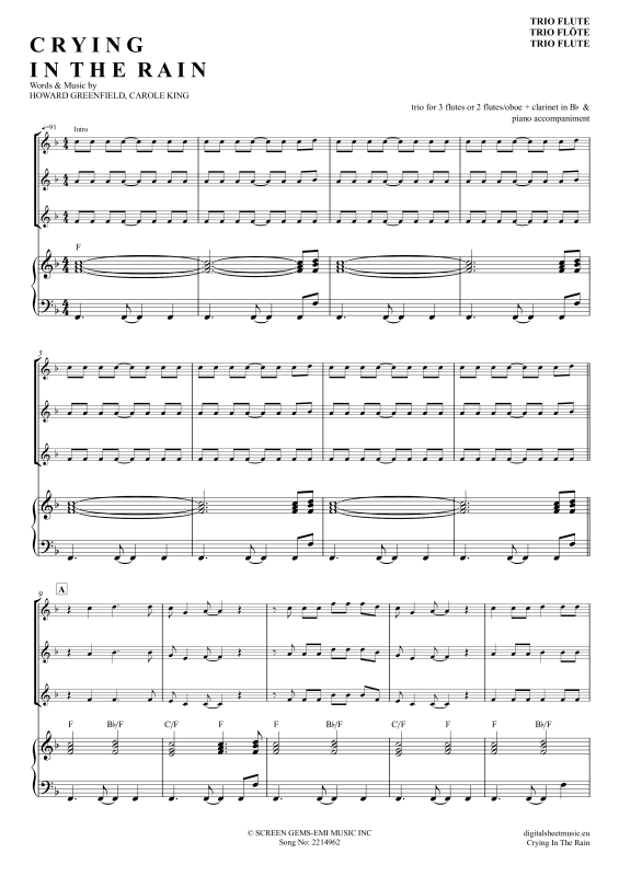 Produktbild zu: Crying In The RainA-Ha