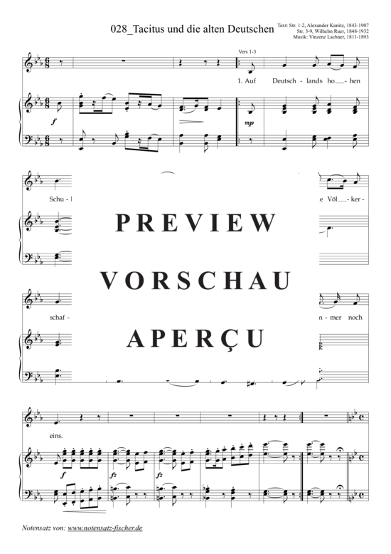 Product gallery: Page 2 of 6 Tacitus und die alten Deutschen , , (voice + piano)