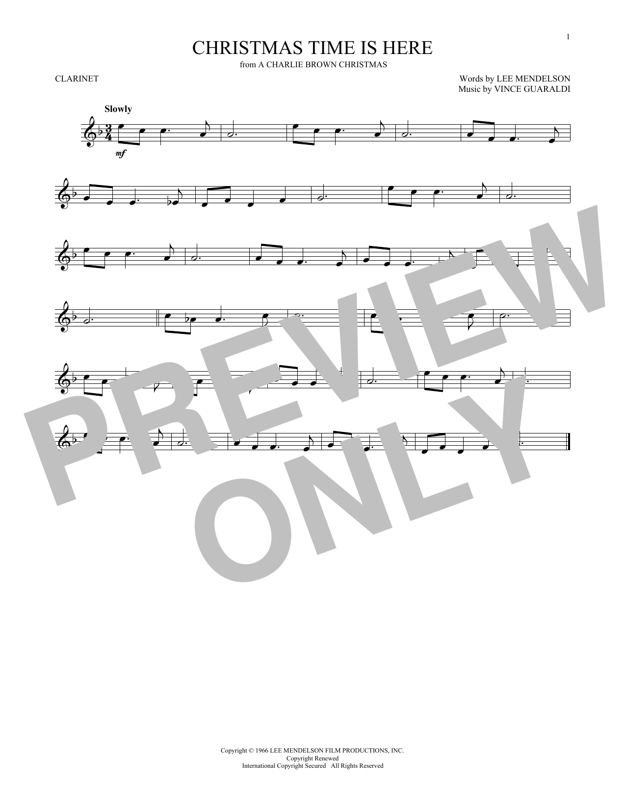 Product gallery: Page 1 of 1 Christmas Time Is Here, Vince Guaraldi