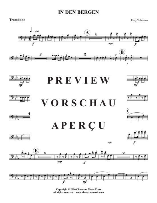 Produktgalerie: Seite 15 von 18 In Den Bergen , , (Blechbläserquintett)