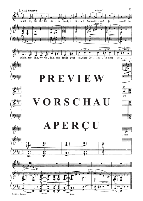 Product gallery: Page 3 of 3 Jemand Op.25 No.4, , Medium Voice and Piano