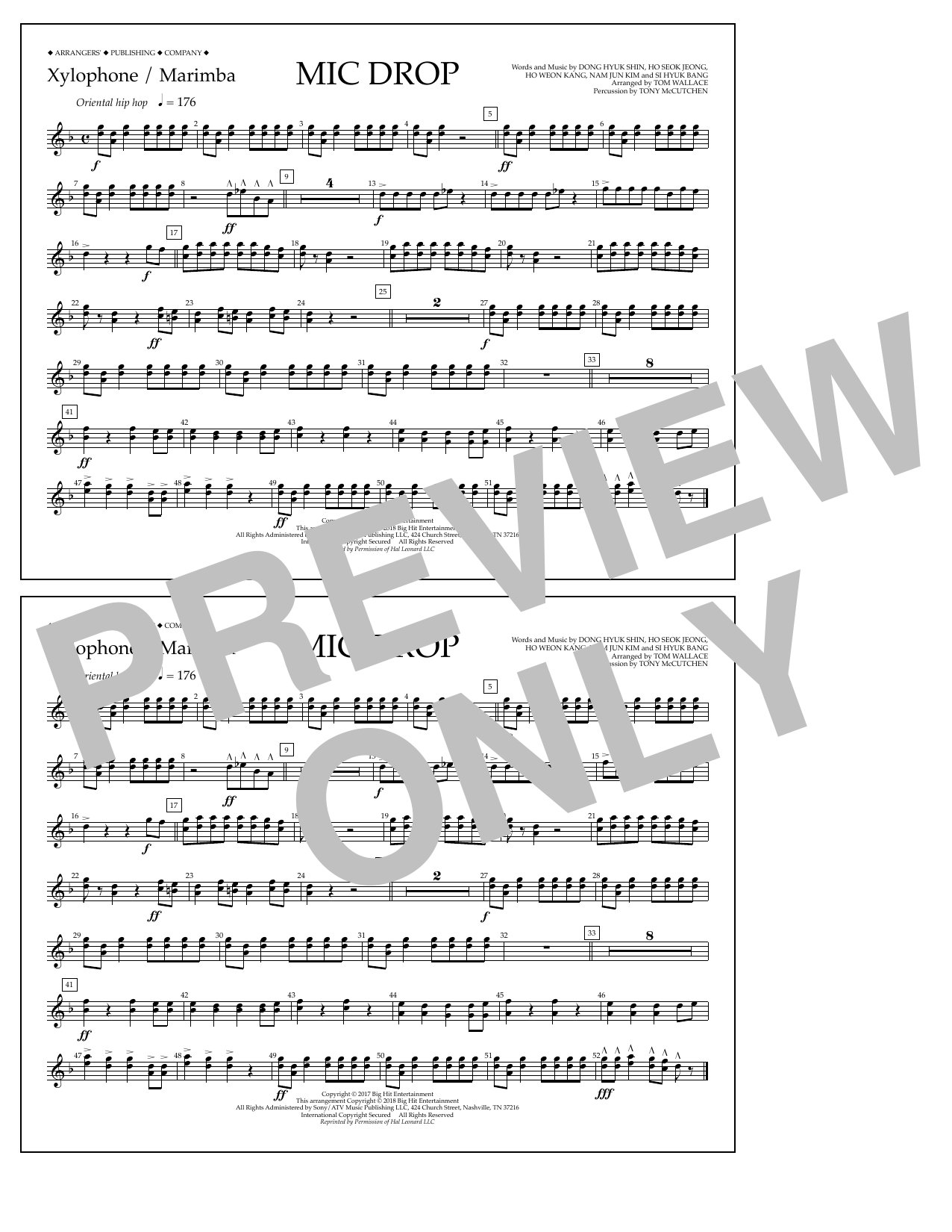 Product picture to: Mic Drop - Xylophone/Marimba