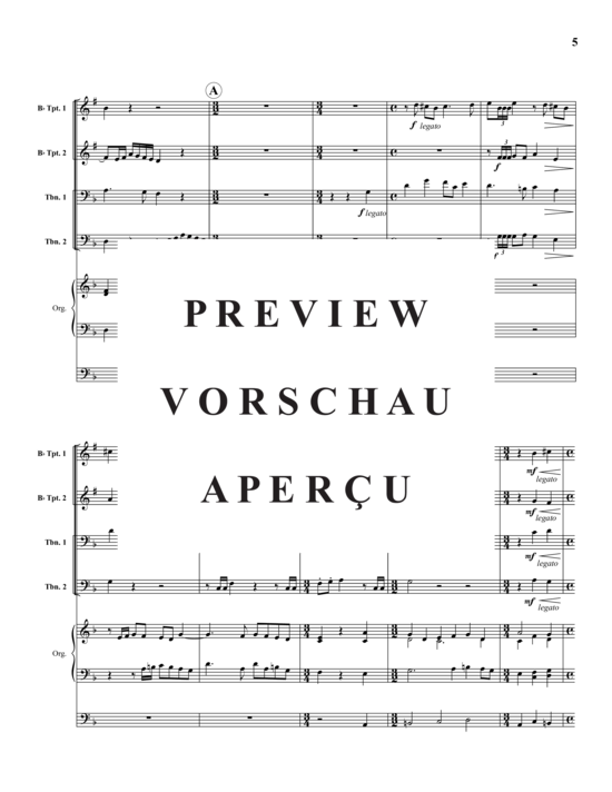 Produktgalerie: Seite 8 von 21 Sonata da Chiesa (III) , , Blechbläserquartett und Orgel