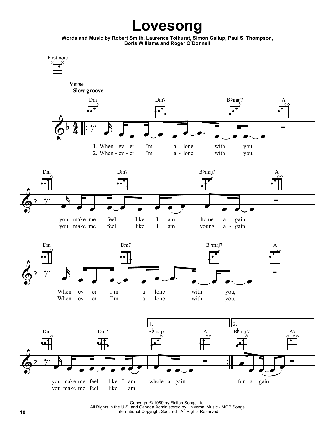 Product gallery: Page 1 of 1 Lovesong, Adele