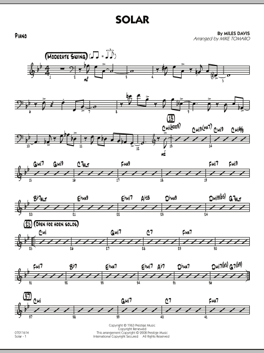 Produktgalerie: Seite 1 von 1 Solar - Piano, Mike Tomaro