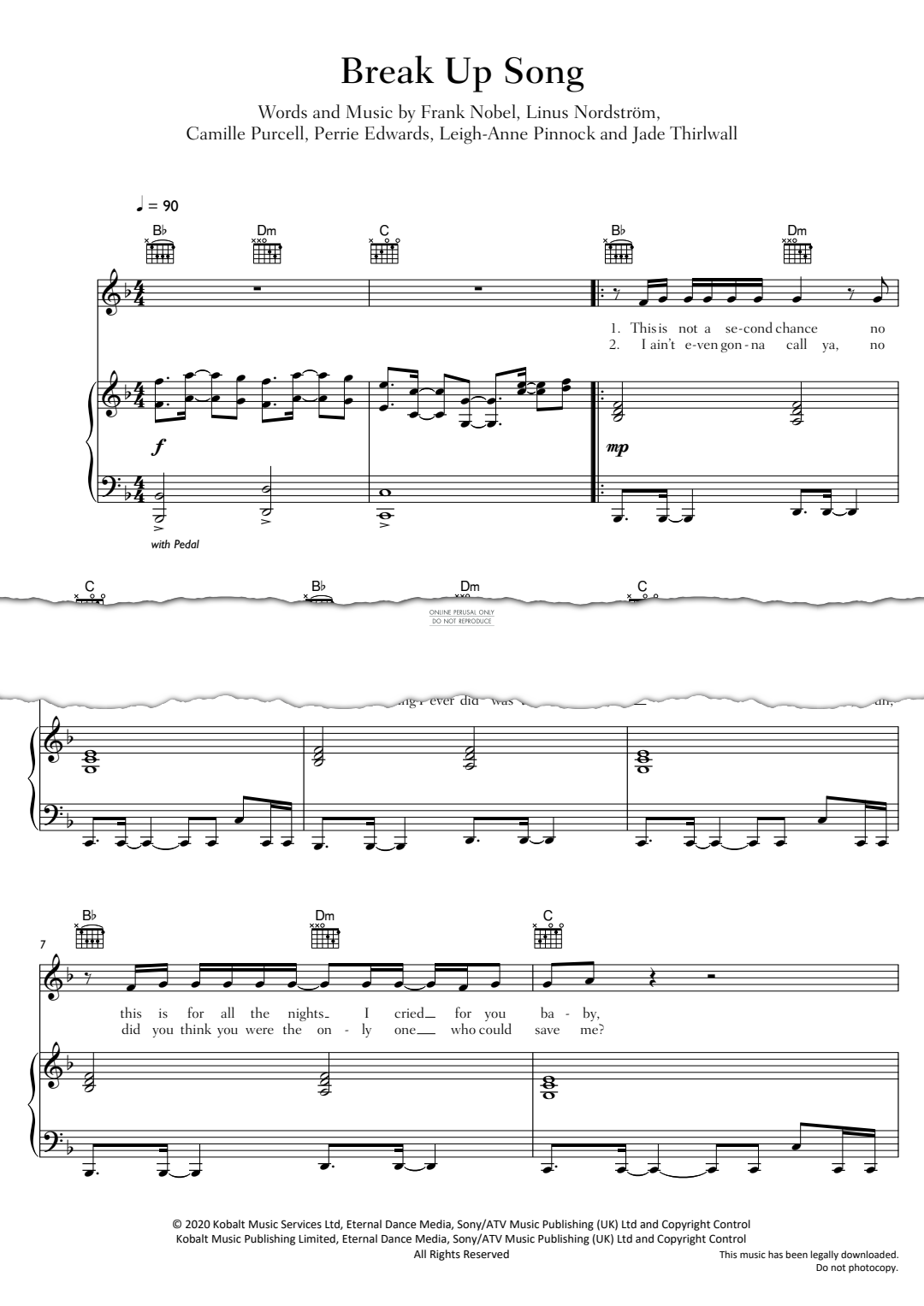 Produktbild zu: Break Up Song