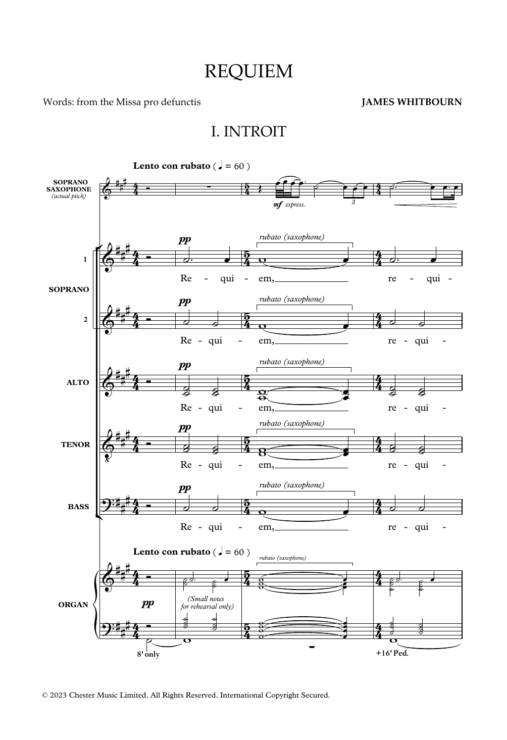 Product picture to: Requiem (vocal score)