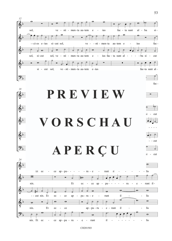 Produktgalerie: Seite 3 von 4 Resplenduit facies eius, , Gemischter Chor 5-stimmig
