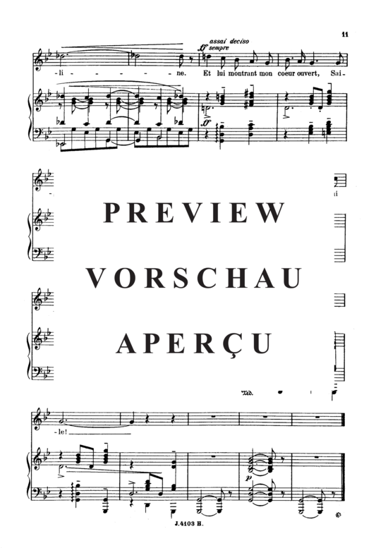 Product gallery: Page 5 of 5 Le voyageur Op.18 No.2, , High Voice and Piano