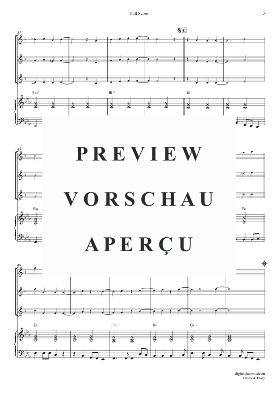 Produktgalerie: Seite 4 von 11 Ebony And Ivory, McCartney, Paul/Wonder, Stevie, (Trompeten Trio + Klavier)