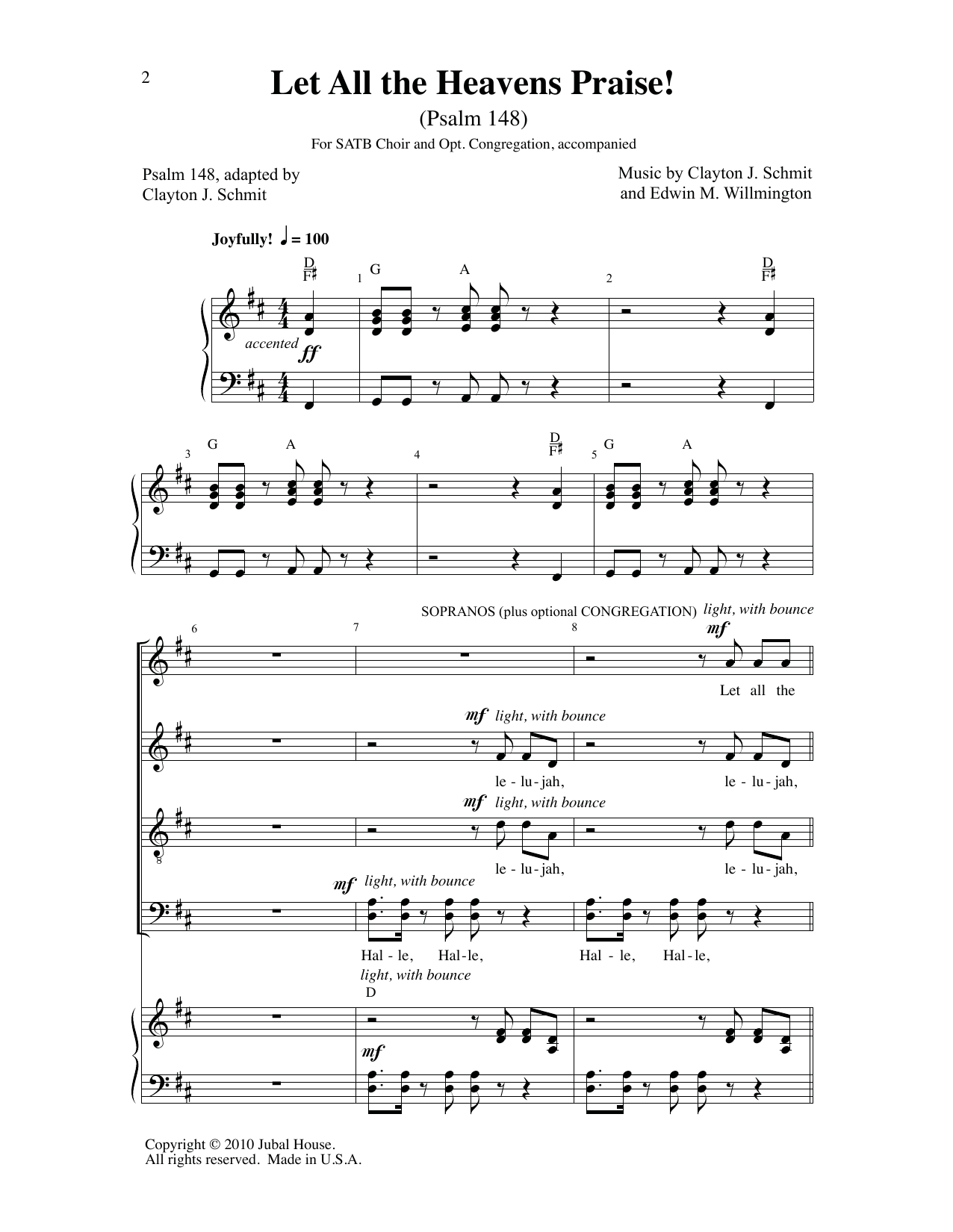 Produktbild zu: Let All The Heavens Praise!