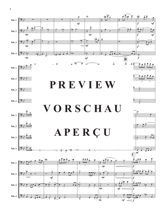 Product gallery: Page 3 of 13 Trombone Intrada , , (Trombone Quartet)