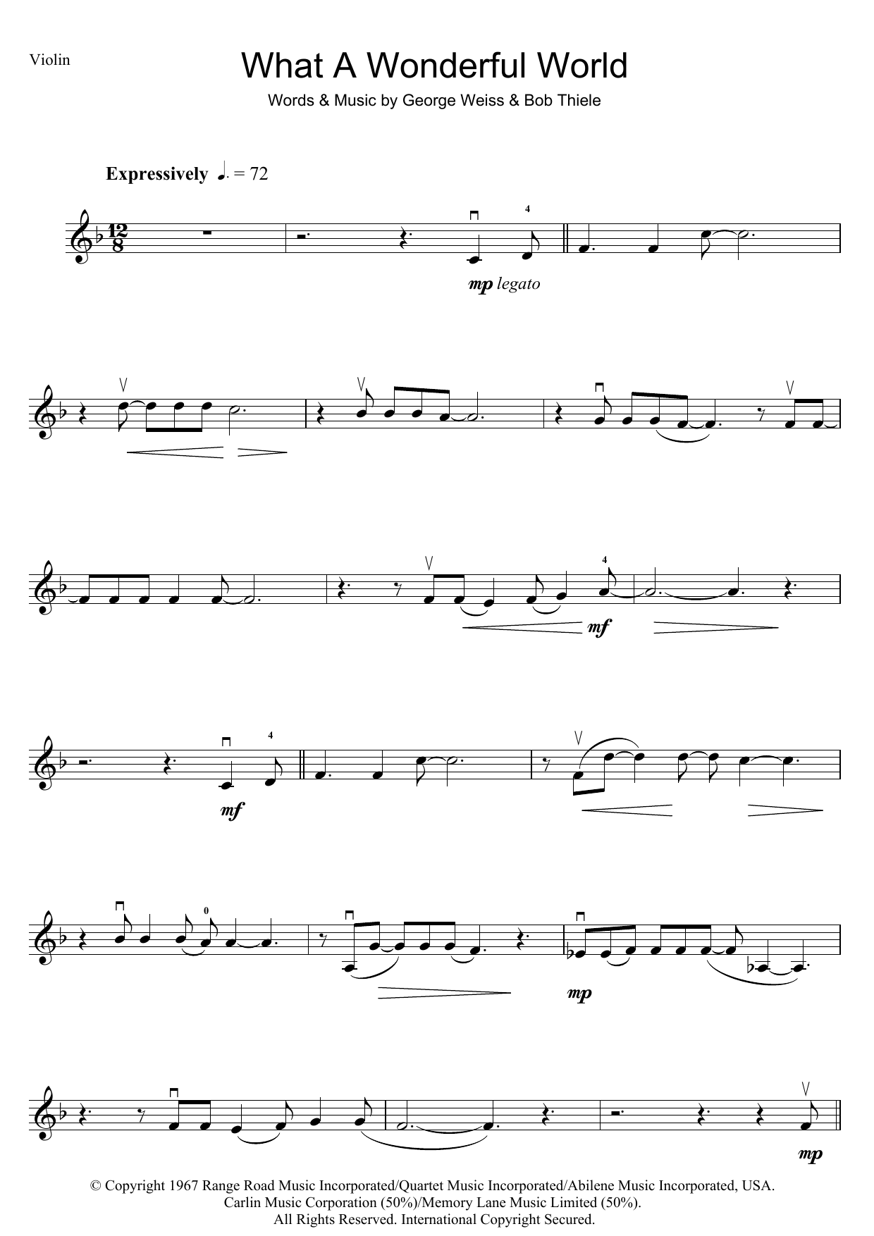 Product gallery: Page 1 of 1 What A Wonderful World, Louis Armstrong