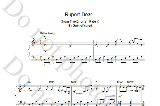 Product gallery: Page 1 of 1 Easy Piano, Gabriel Yared