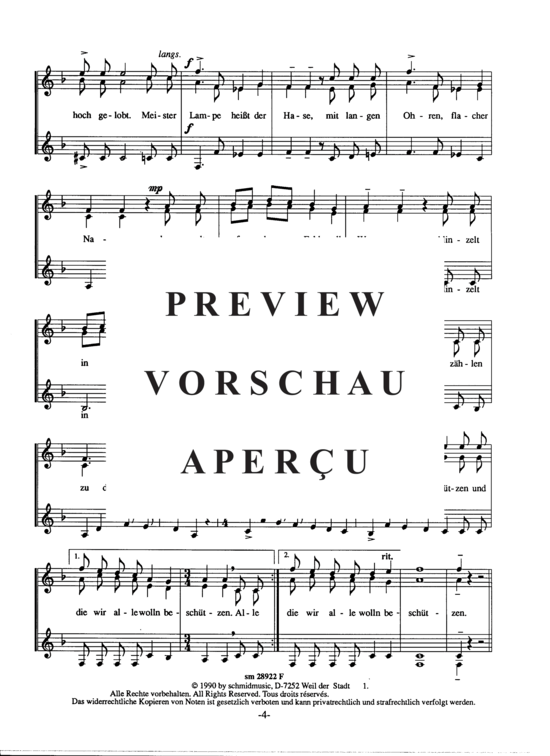 Product gallery: Page 5 of 5 Alle Tiere dieser Erde , , (women's choir)