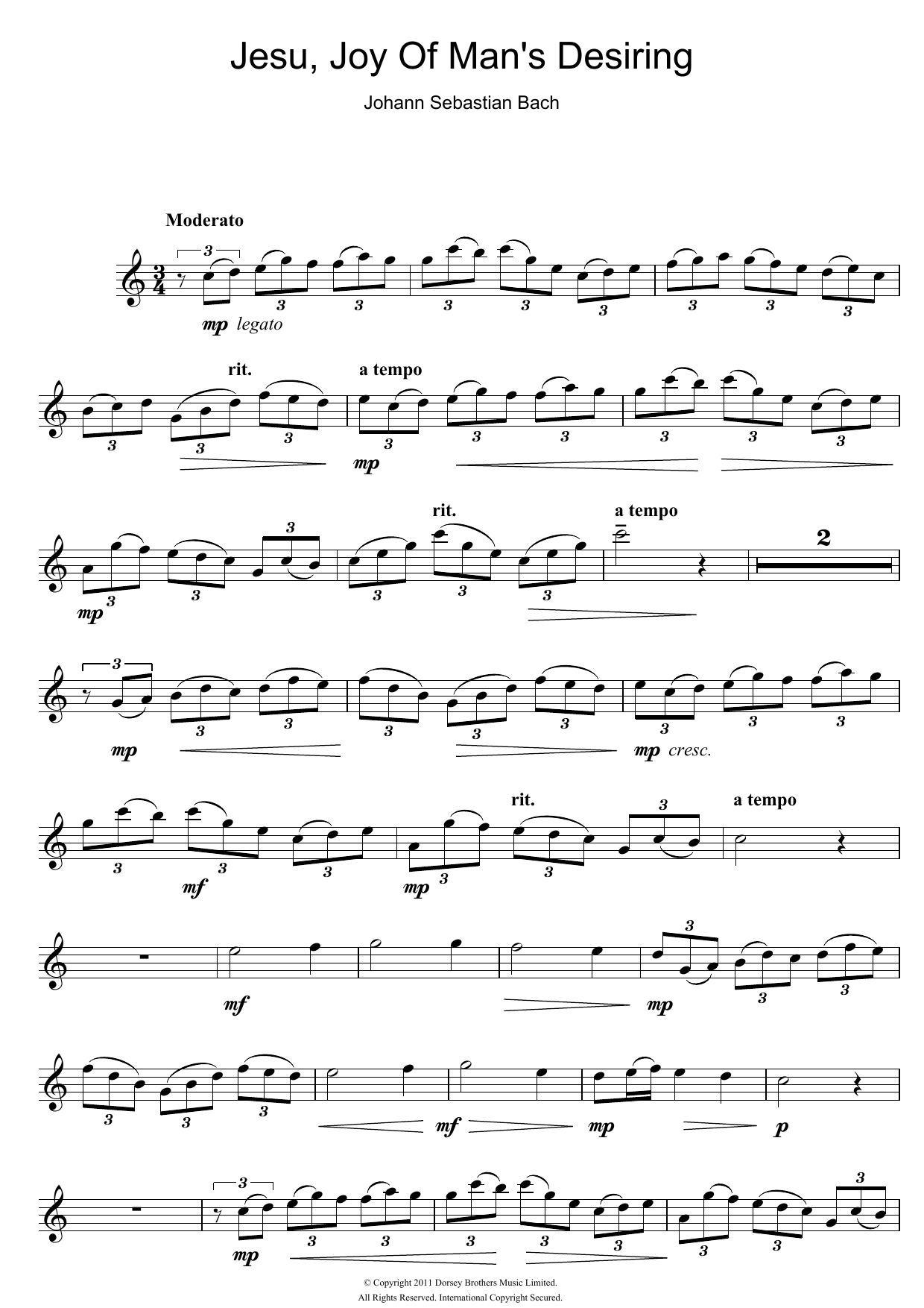 Product gallery: Page 1 of 1 Jesu, Joy Of Man's Desiring, Johann Sebastian Bach