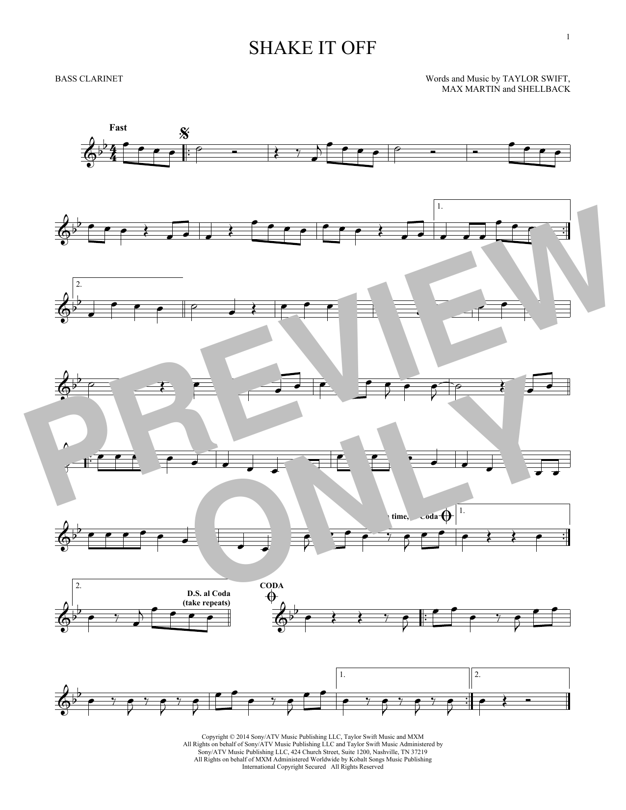 Product gallery: Page 1 of 1 Shake It Off, Taylor Swift