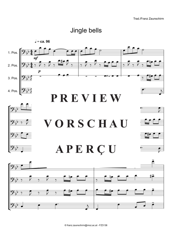 gallery: Jingle bells , , (Quartet for 4x trombone)