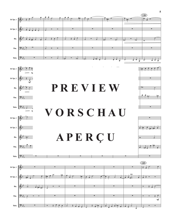 Produktgalerie: Seite 6 von 17 Canzona, BWV 588 , , (Blechbläserquintett)