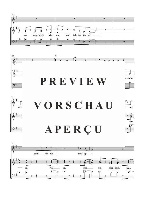 gallery: Rise Up Shepherd And Follow (Follow the Star), , Gemischter Chor SAB und Klavier