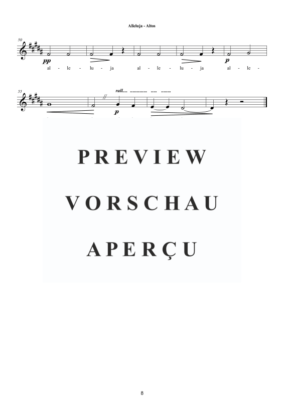 Produktgalerie: Seite 9 von 11 Alleluja - Eucharistic, , Gemischter Chor
