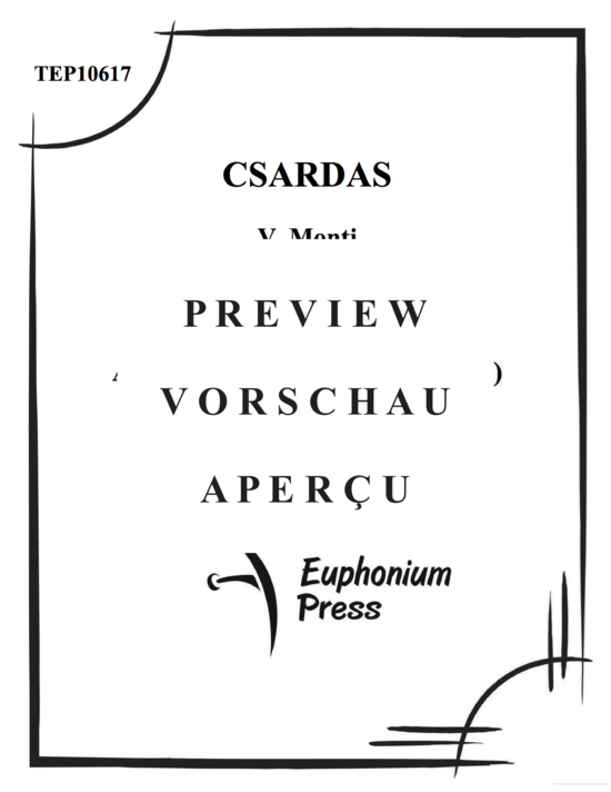 Produktgalerie: Seite 2 von 21 Csardas , , (Tuba Quatett + Euphonium Solo + Tuba Solo)
