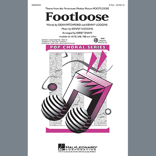 cover: Footloose (arr. Kirby Shaw), Kenny Loggins