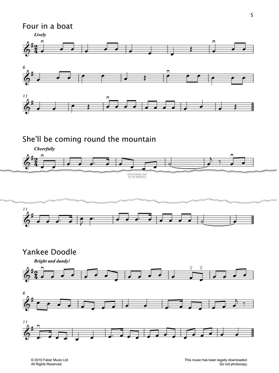 Produktgalerie: Seite 1 von 1 She'll Be Coming Round The Mountain, American Traditional, Violine