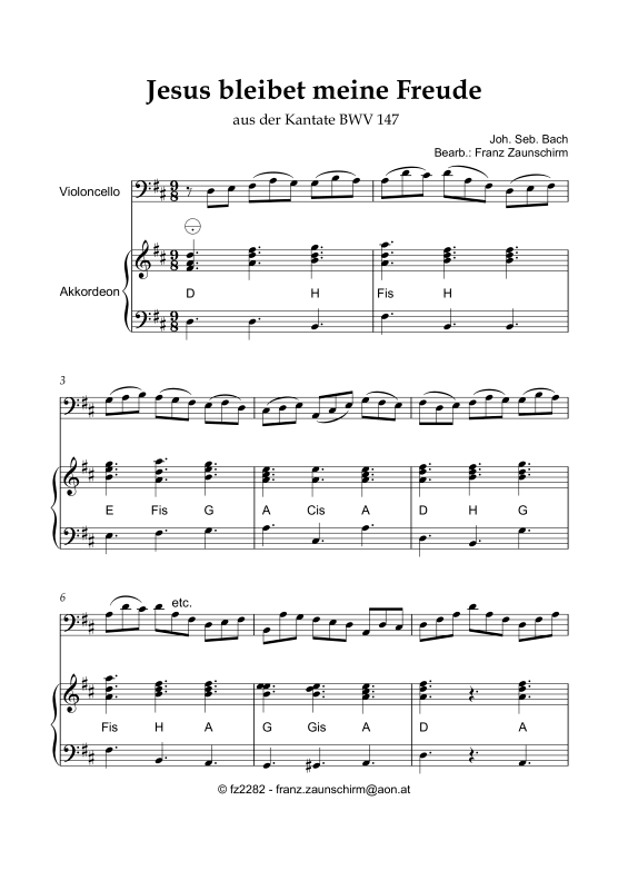 Produktbild zu: Jesus bleibet meine FreudeJohann Sebastian Bach