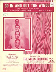 cover: Go In And Out Of The Window (As You Have Done Before), The Mills Brothers