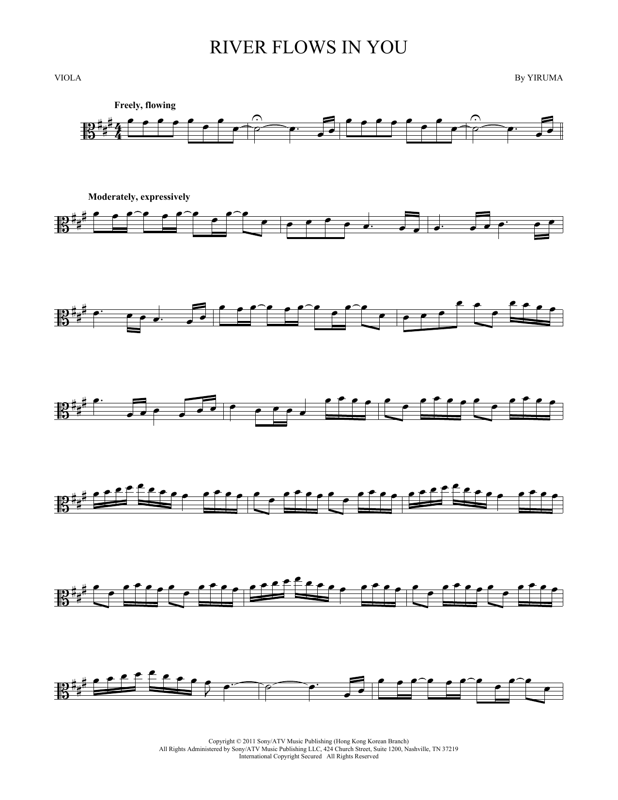 Product gallery: Page 1 of 1 River Flows In You, Yiruma