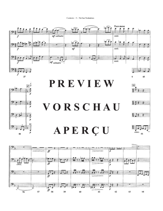Product gallery: Page 13 of 21 The Four Troubadours , , (Tuba Quartett EETT)