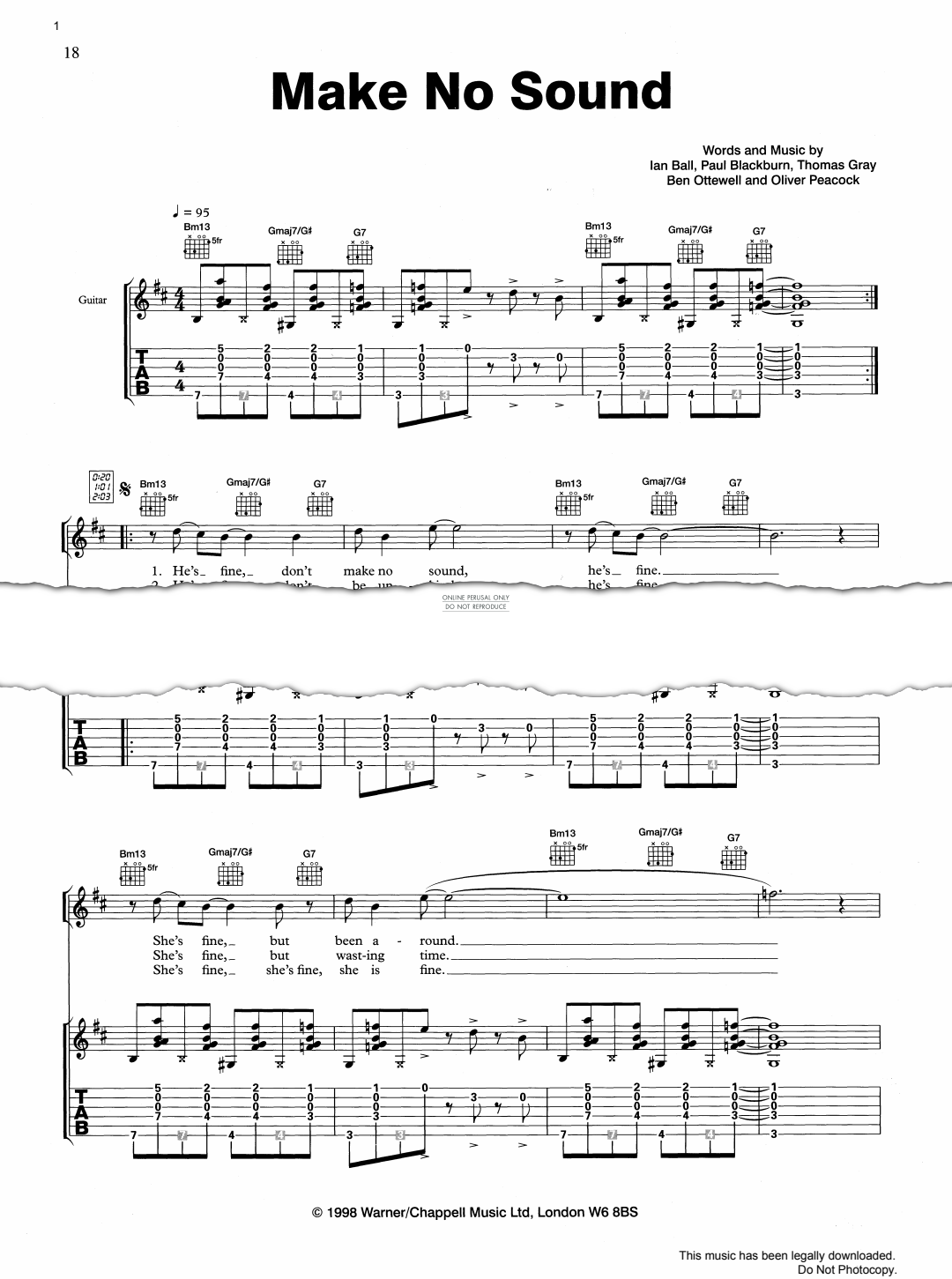 gallery: Make No Sound, Gomez, Gesang, Gitarre