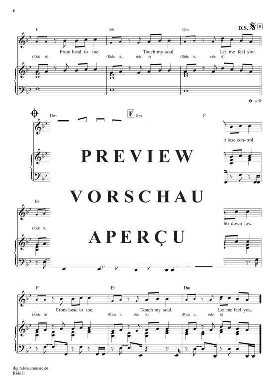 gallery: Ride It , Regard, Klavier und Gesang