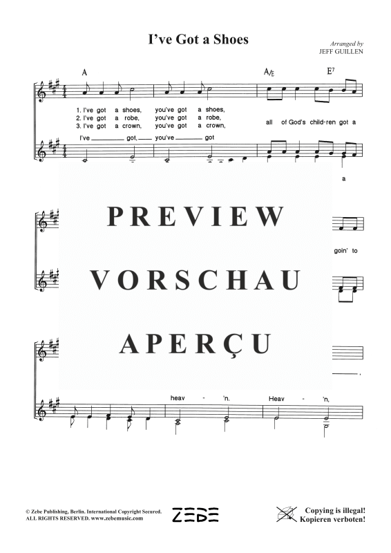 gallery: I´ve Got a Shoes, , Frauenchor SSA