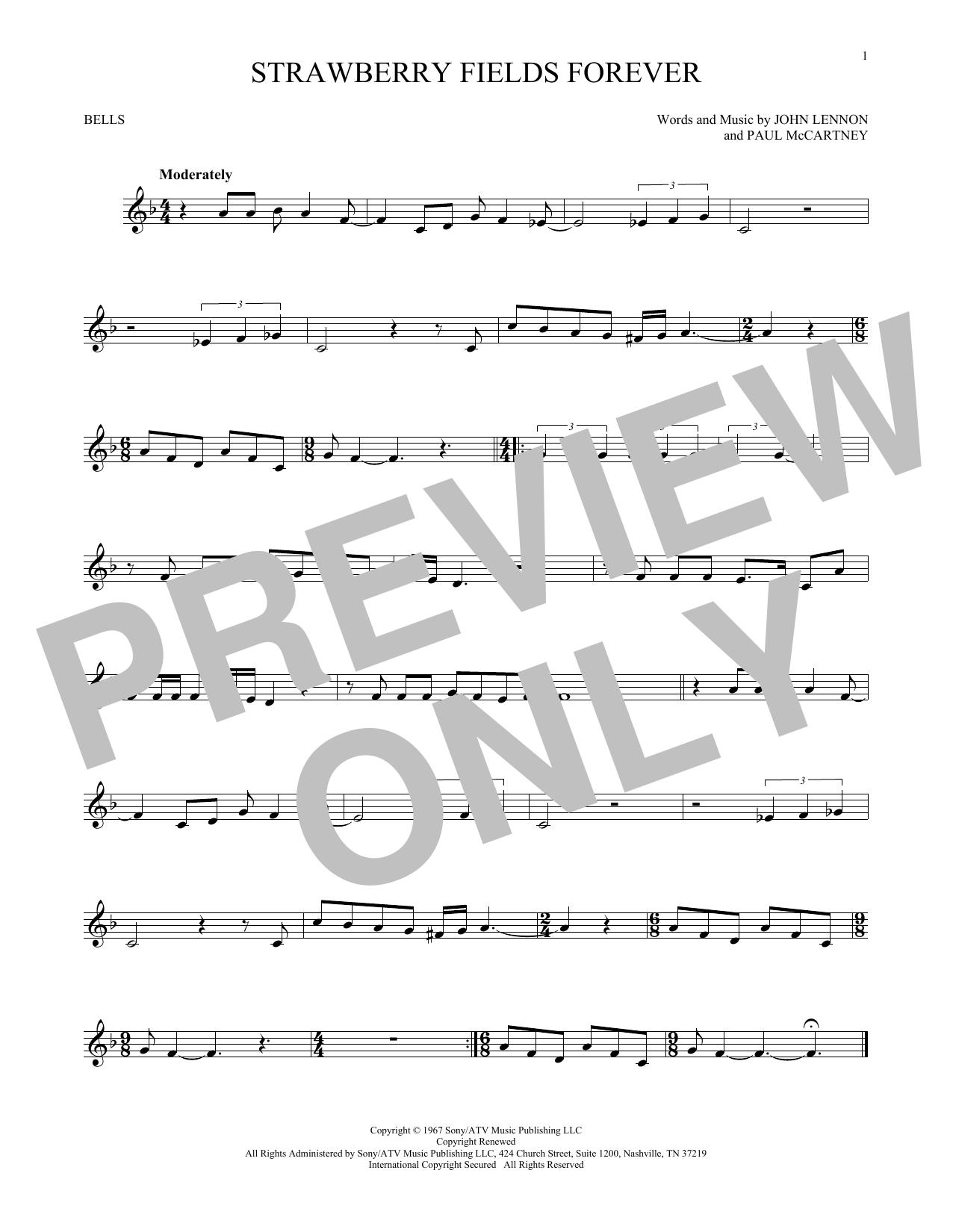 Produktbild zu:  Strawberry Fields Forever - The Beatles