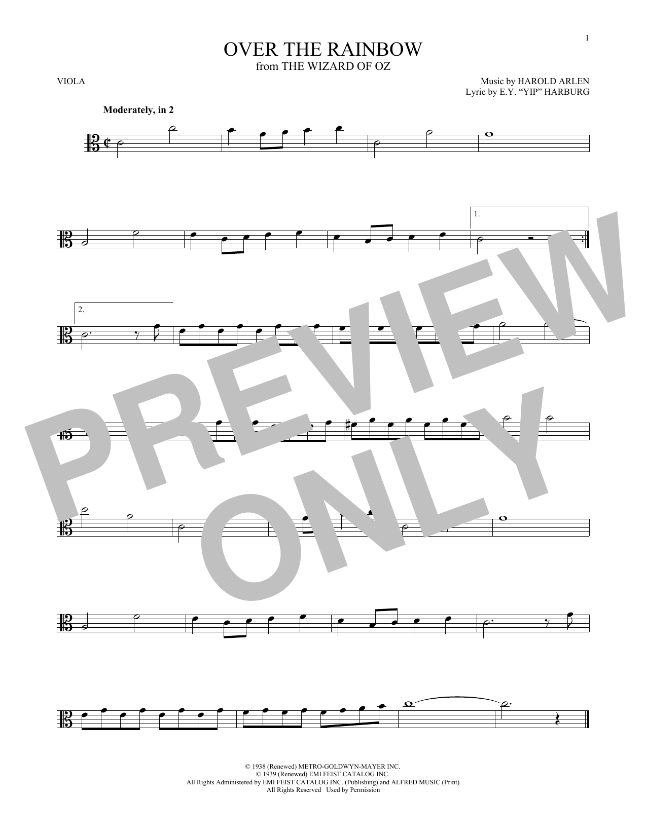 Product gallery: Page 1 of 1 Over The Rainbow (from The Wizard Of Oz), Judy Garland