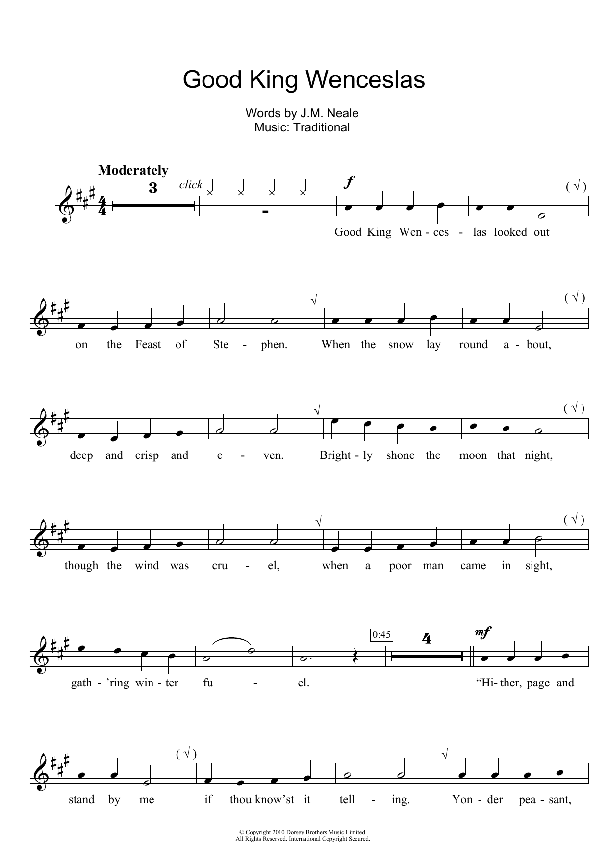 Product gallery: Page 1 of 1 Good King Wenceslas, Traditional Carol
