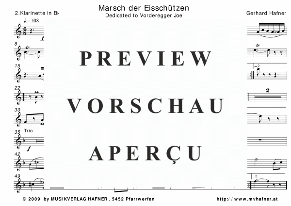 Product gallery: Page 10 of 11 Marsch der Eisschützen, , (large wind orchestra)