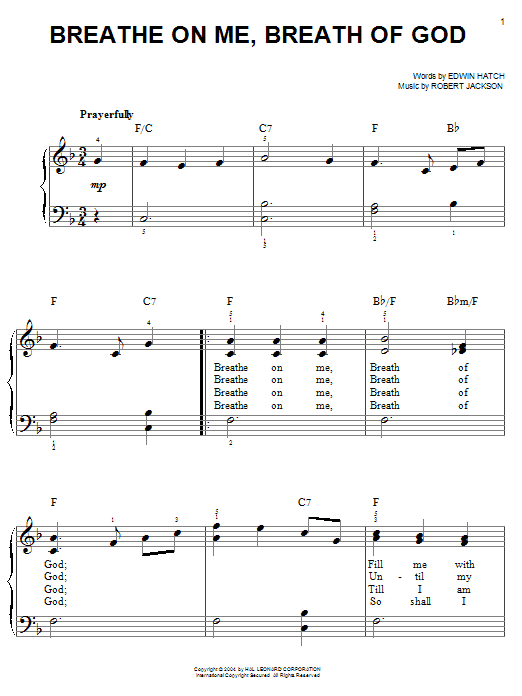 Produktbild zu: Breathe On Me, Breath Of God
