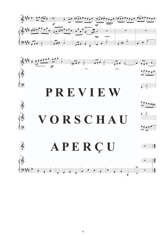 Produktgalerie: Seite 10 von 11 Flöten Sonate Nr. 3 E-Dur BWV 1016, , Flöte und Cembalo/Klavier