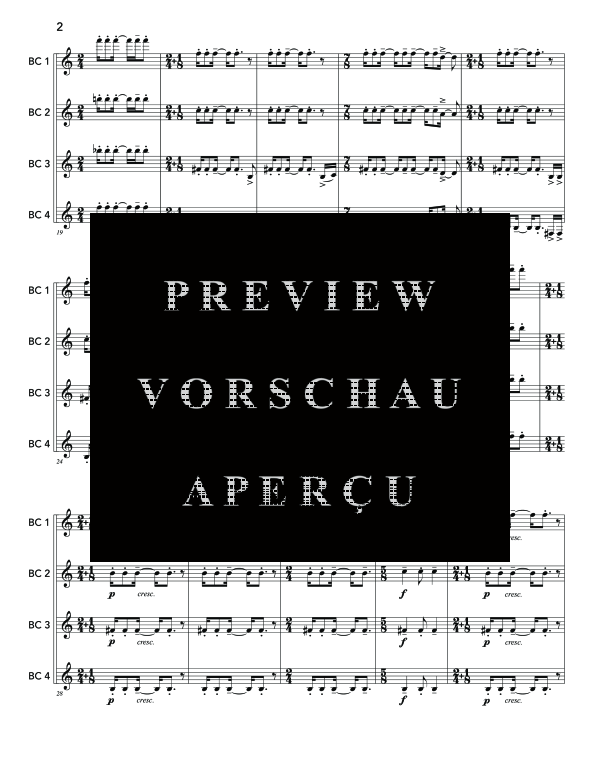 Produktgalerie: Seite 6 von 11 Runion, , (Bassklarinetten Quartett)