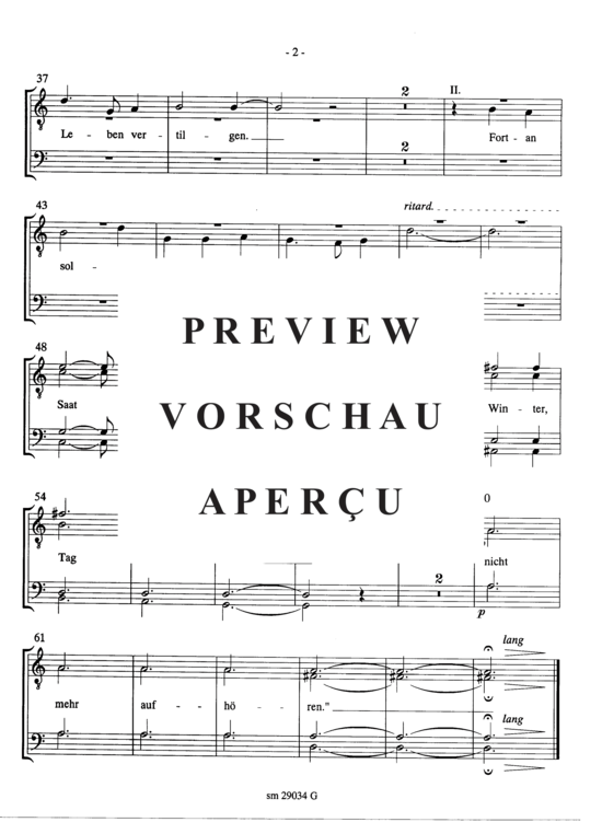 Product gallery: Page 3 of 5 Gottes Verheissung nach der Sindflut , , (male choir edition)