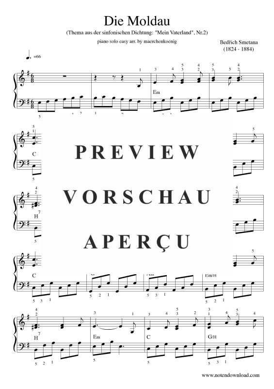 gallery: Die Moldau, , (Klavier Solo)