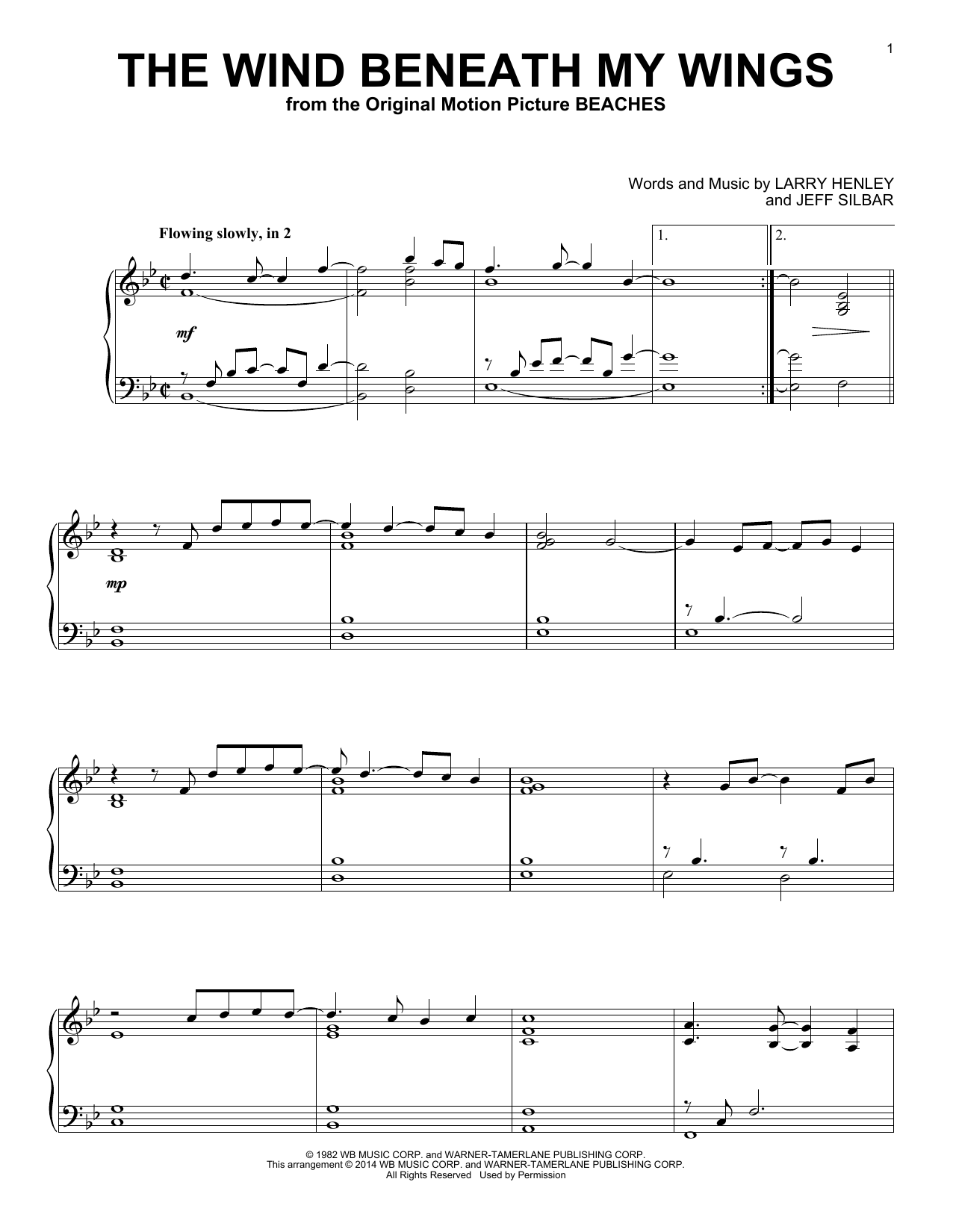 Produktbild zu: The Wind Beneath My Wings