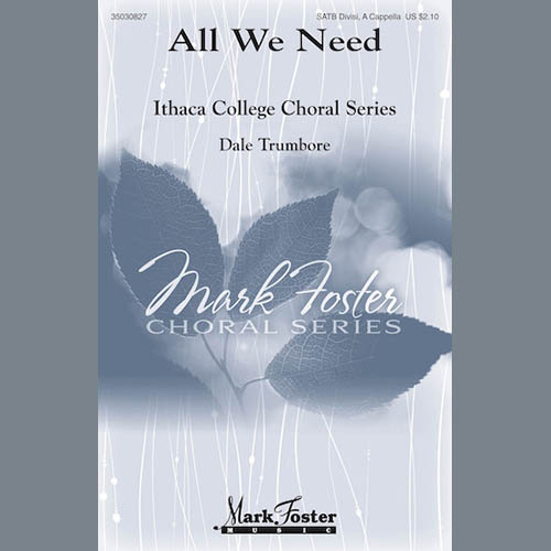 cover: All We Need, Dale Trumbore