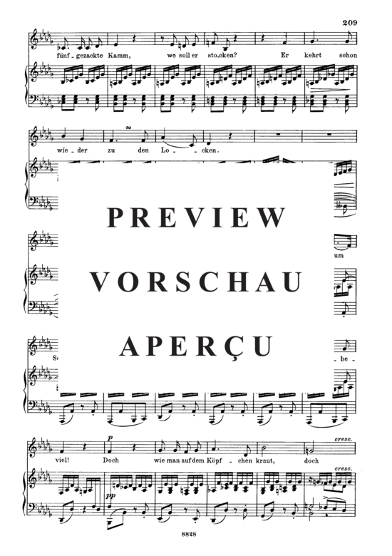 Product gallery: Page 4 of 5 Versunken D.715, , Low Voice and Piano